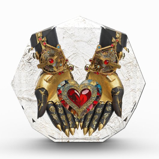 Das Angebot - Herz in den Händen Fotoblock (Vorderseite)