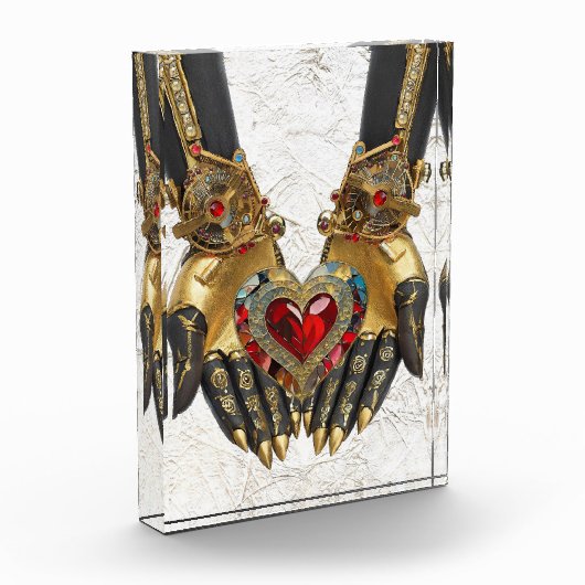 Das Angebot - Herz in den Händen Fotoblock (Links)