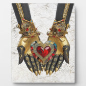 Das Angebot - Herz in den Händen Fotoplatte (Vorderseite)