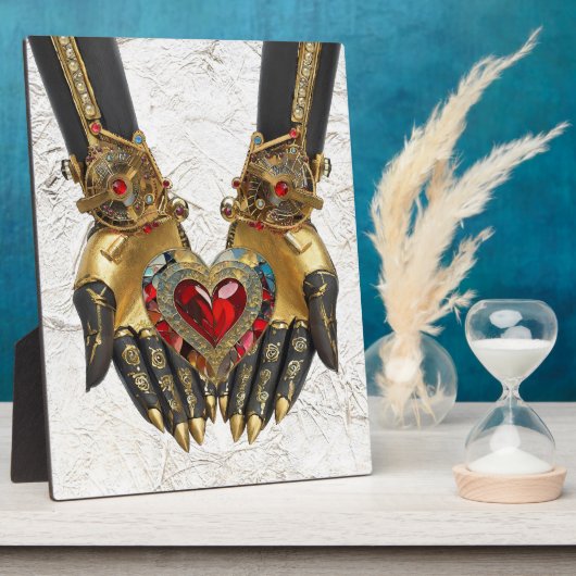 Das Angebot - Herz in den Händen Fotoplatte (Seite)