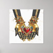 Das Angebot - Herz in den Händen Leinwanddruck (Vorderseite)