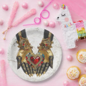 Das Angebot - Herz in den Händen Pappteller (Party)