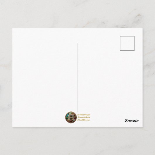 Das Angebot - Herz in den Händen Postkarte (Rückseite)