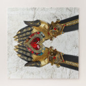 Das Angebot - Herz in den Händen Puzzle (Horizontal)