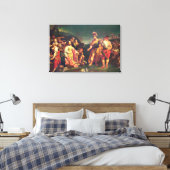 Das Angebot von Abigail vor David Leinwanddruck (Insitu (Schlafzimmer))