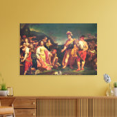 Das Angebot von Abigail vor David Leinwanddruck (Insitu (Wohnzimmer))