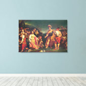 Das Angebot von Abigail vor David Leinwanddruck (Insitu (Holzboden))