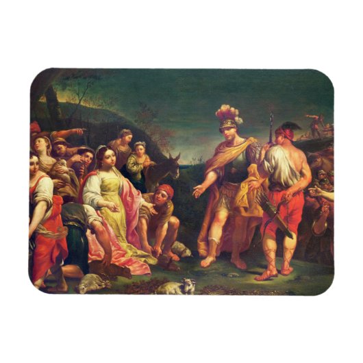 Das Angebot von Abigail vor David Magnet (Horizontal)