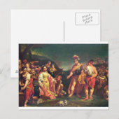 Das Angebot von Abigail vor David Postkarte (Vorne/Hinten)