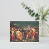 Das Angebot von Abigail vor David Postkarte (Stehend Vorderseite)
