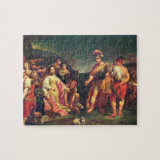 Das Angebot von Abigail vor David Puzzle (Horizontal)