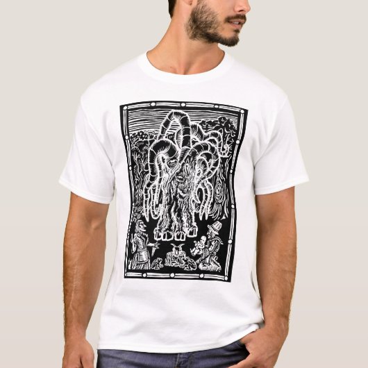 Das Angebot - weißer T - Shirt (Vorderseite)
