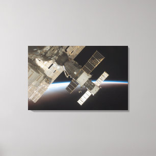 Das angekoppelte Soyuz 13 Leinwanddruck