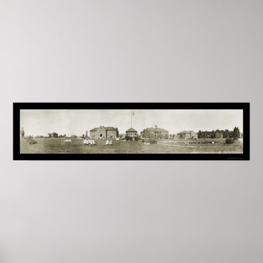 Das angenehme Foto der Schule 1910 Poster (Vorne)