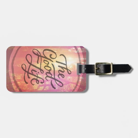 Das angenehme Leben Gepäckanhänger (Vorderseite horizontal)