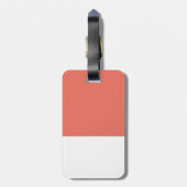 Das angenehme Leben Gepäckanhänger (Rückseite vertikal)