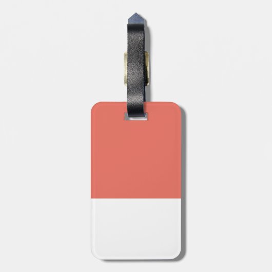 Das angenehme Leben Gepäckanhänger (Rückseite vertikal)