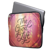 Das angenehme Leben Laptopschutzhülle (Vorderseite Links)