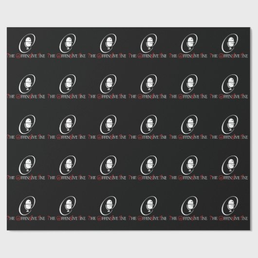 Das Angriffslinie-Packpapier Geschenkpapier (Flach)