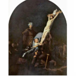 Das Anheben des Kreuzes. Durch Rembrandt Van Rijn Freistehende Fotoskulptur<br><div class="desc">Das Anheben des Kreuzes. Durch Rembrandt Van Rijn 
Das Anheben des Kreuzes. ist eine Arbeit des berühmten Künstlers,  Rembrandt Van Rijn. Gezeichnet um CA 1633 unter Verwendung des Öls auf Leinwand-Technik und sitzt jetzt bei Alte Pinakothek.  
 
 Besichtigen Sie unseren Speicher,  Zazzle.Com/Artcollection für mehr Sandby Paul Kunst-Meisterwerke.</div>