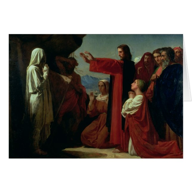 Das Anheben von Lazarus, 1857 (Vorderseite (Horizontal))