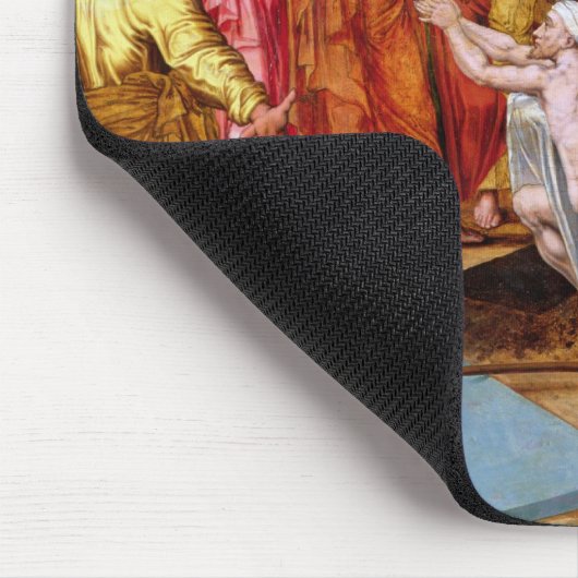 Das Anheben von Lazarus Mousepad (Ecke)