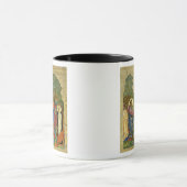 Das Anheben von Lazarus, russische Ikone Tasse (Zentrum)