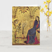 Das Ankündigungs13. jahrhundert Karte (Gelbe Blume)