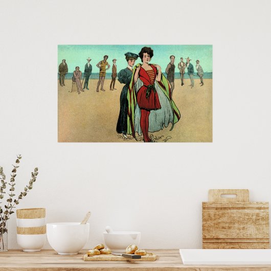 Das Ankunftsplakat Poster (Küche)