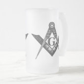 Das Antient Mattglas Bierglas (VorderseiteRechts)