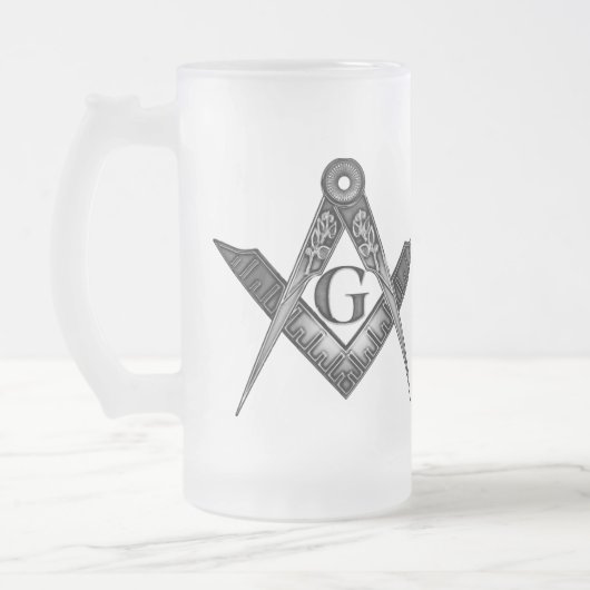 Das Antient Mattglas Bierglas (Links)