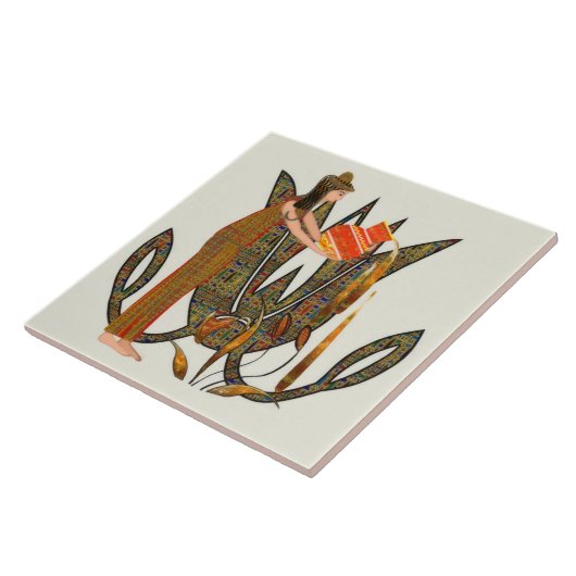 Das antike Aquarius Fliese (Seite)