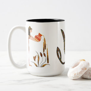 Das antike Aquarius Zweifarbige Tasse