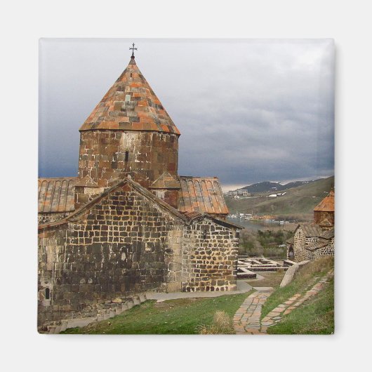 Das antike Kloster Sevanavank Magnet (Vorne)