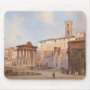 Das antike römische Forum (von Ippolito Caffi) Mousepad