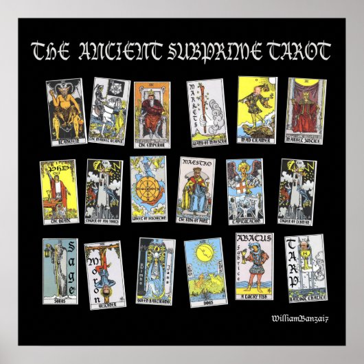 Das antike Subprime-Tarot Poster (Vorne)