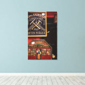 Das Antiquitätengeschäft Leinwanddruck (Insitu (Holzboden))