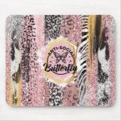 Das antisoziale Schmetterlingsmousepad Mousepad (Vorne)