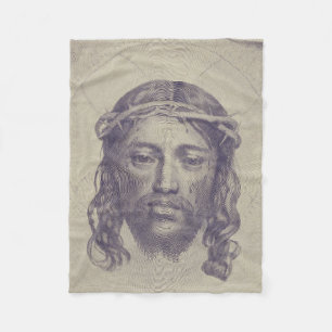 Das Antlitz Christi auf dem Schleier der hl. Veron Fleecedecke