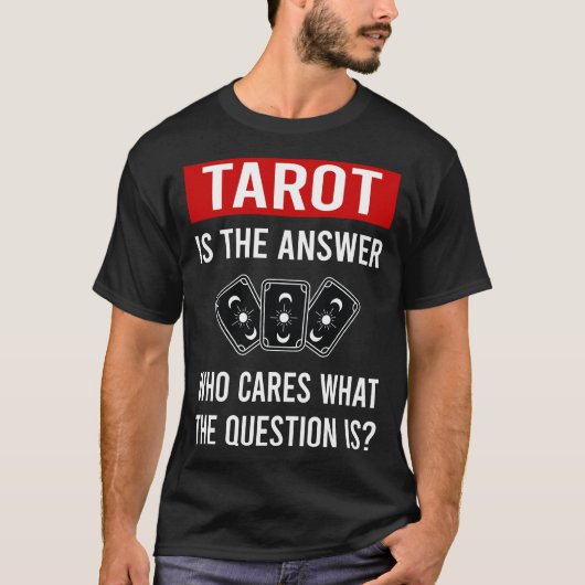 Das Antwort-Tarot T-Shirt (Vorderseite)