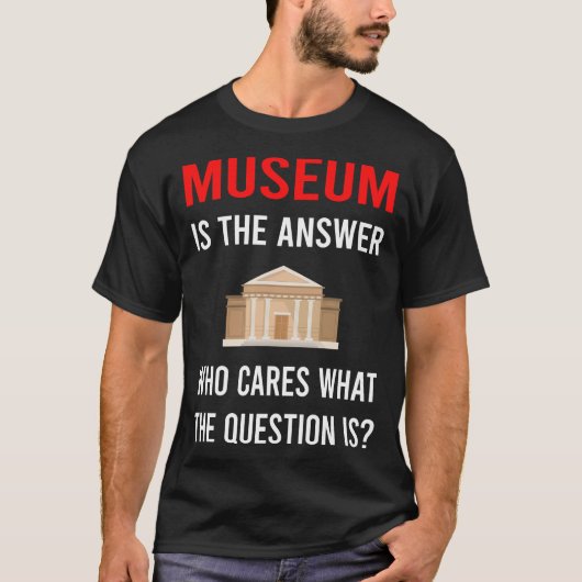 Das Antwortmuseum T-Shirt (Vorderseite)