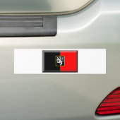 Das Aostatal-Flagge Autoaufkleber (Auf Auto)