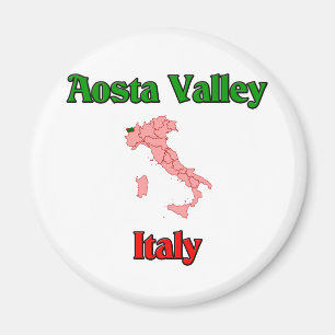 Das Aostatal Italien Magnet