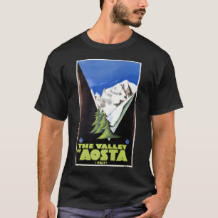 Das Aostatal Italienische Alpen Aushängeschild Kun T-Shirt