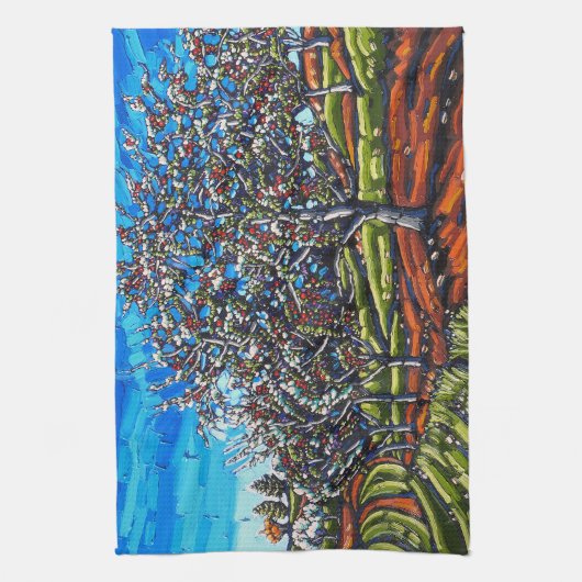 Das Apfelgarten-Geschirrtuch Geschirrtuch (Vertikal)