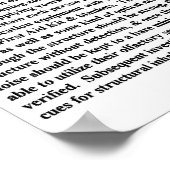 Das Apokalypse Response Team Poster (Ecke)