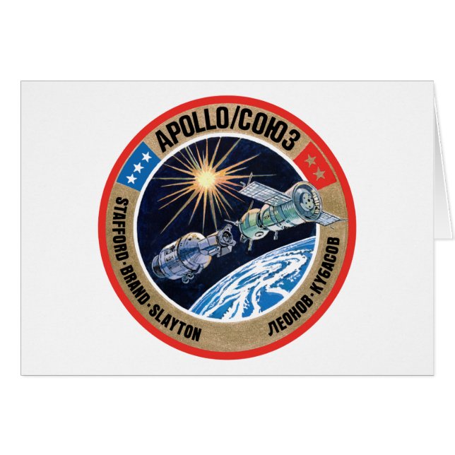 Das apollo--Soyuztest-Projekt (ASTP) (Vorderseite (Horizontal))
