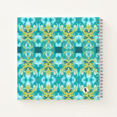 Das Aquamarine Goldmuster von Ägypten Notizblock (Rückseite)