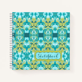 Das Aquamarine Goldmuster von Ägypten Notizblock