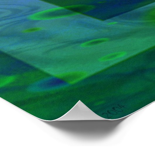 Das Aquarium Poster (Ecke)